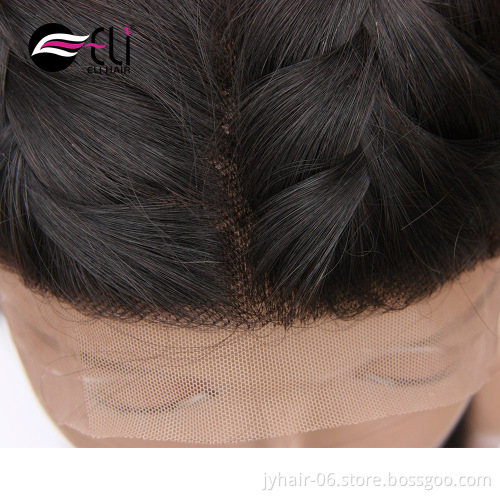 Top quality no tangle best price bald head wig with hair
